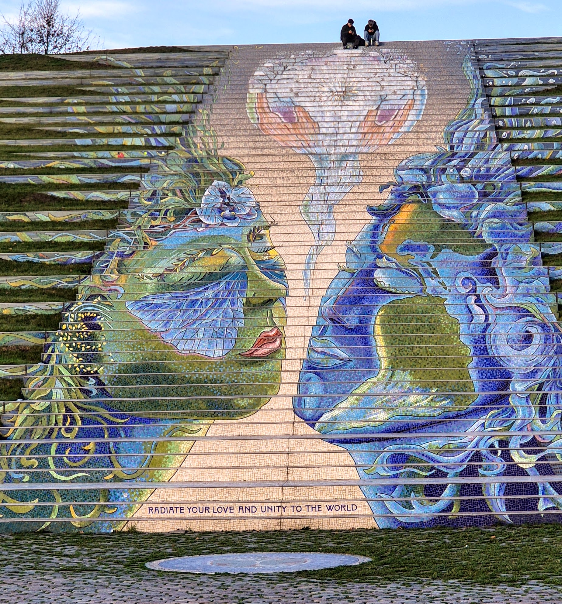 staircase unity in provinciaal domein de Schorre - 2c2do reisblog