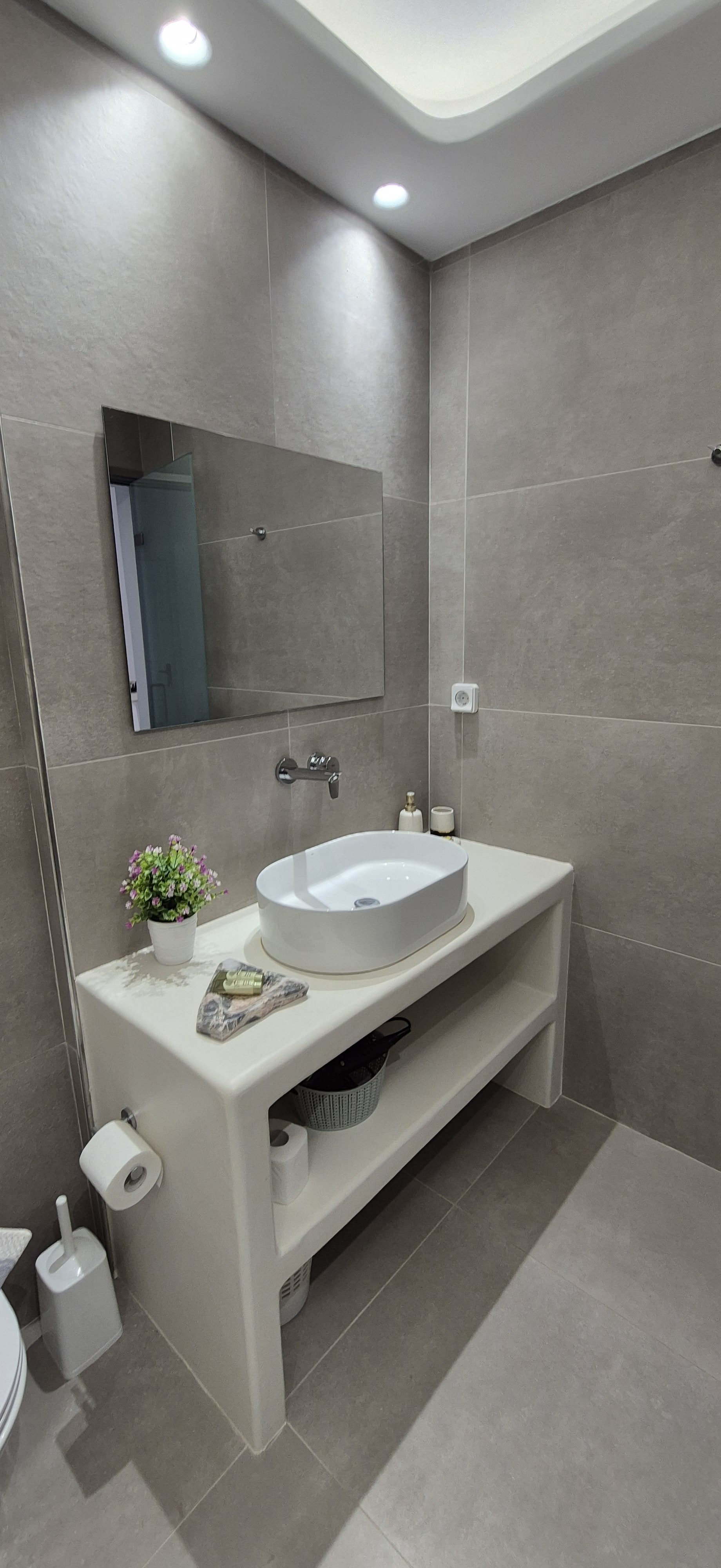 mooi badkamer in Villa Angira - Kamira Santorini